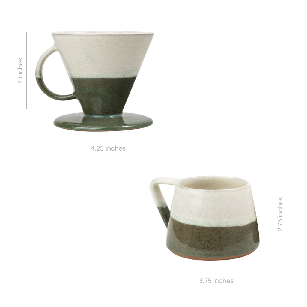 green-snow-coffee-pour-over-set