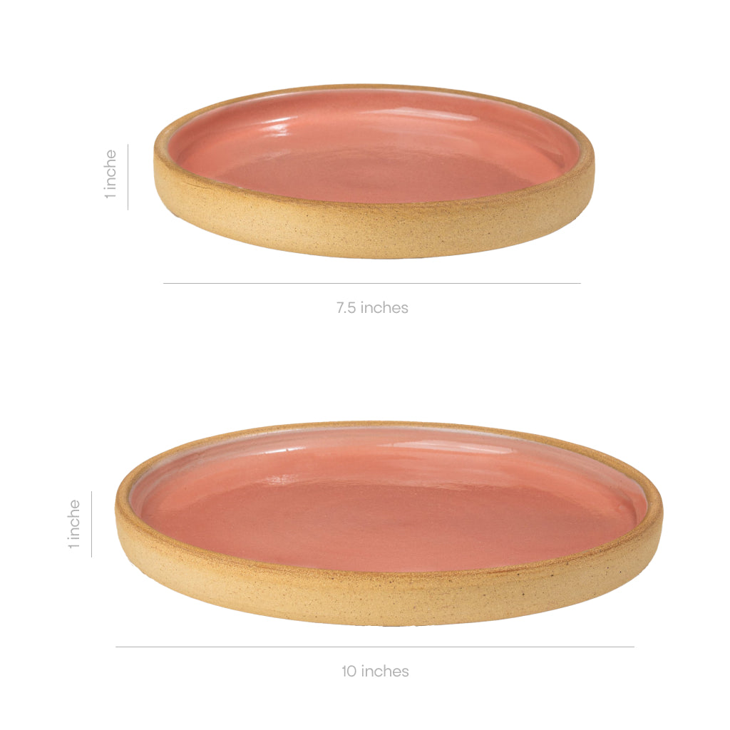 pink-large-and-small-plate-set