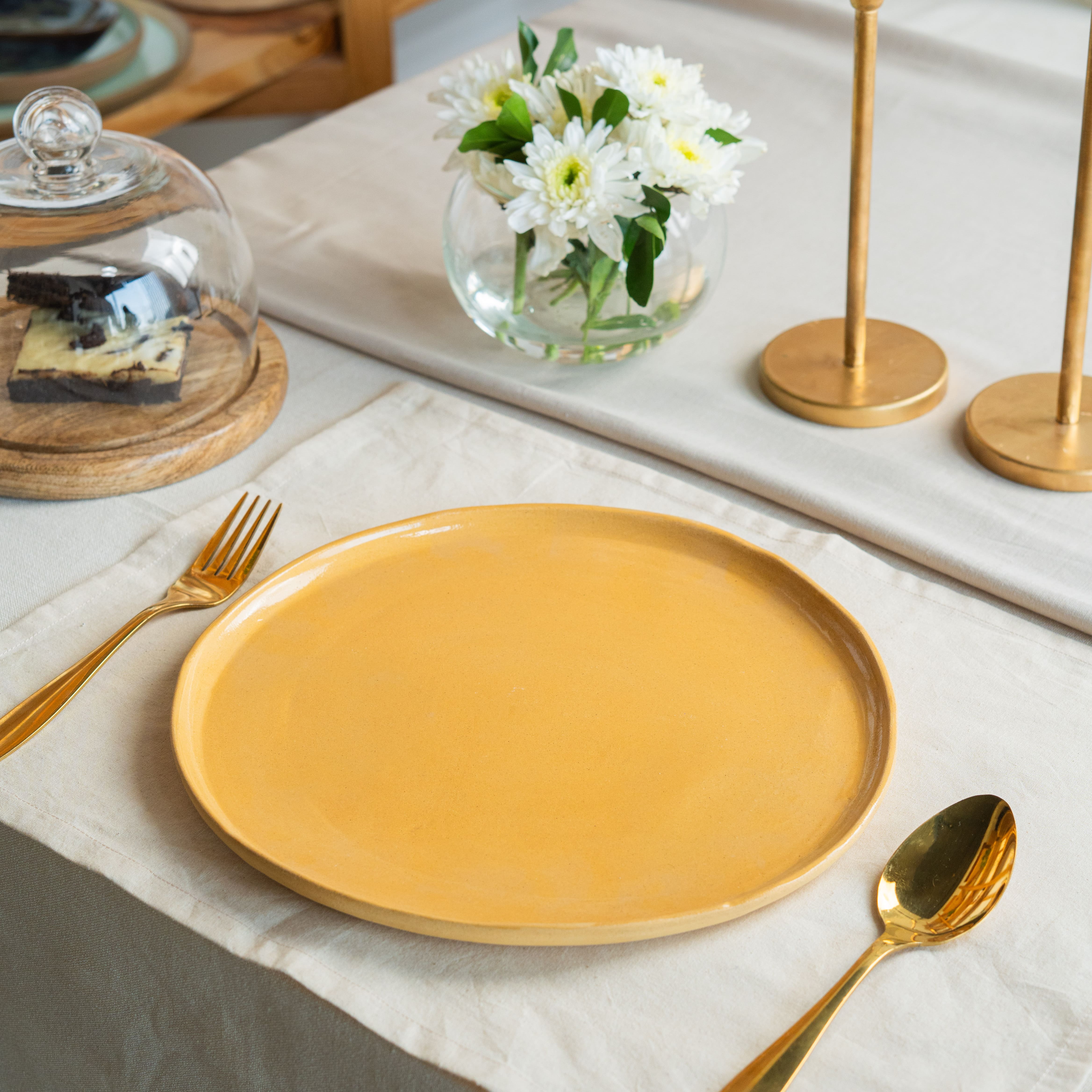 Cheddar Plate Buy Stylish Misfits Large Plate Cheddar | Online in India. – Lagavi