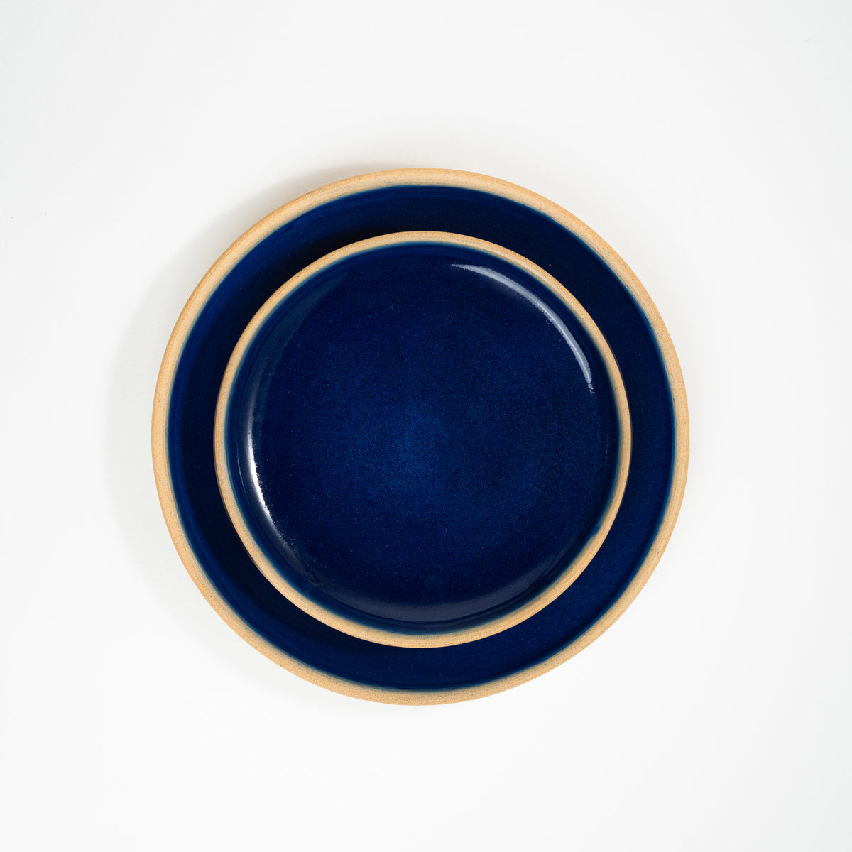 Cobalt Large and Small Coupe Plate Set – Lagavi
