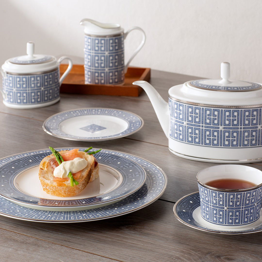 Infinity Blue Tea Set | 17pc | Gift Box – Lagavi