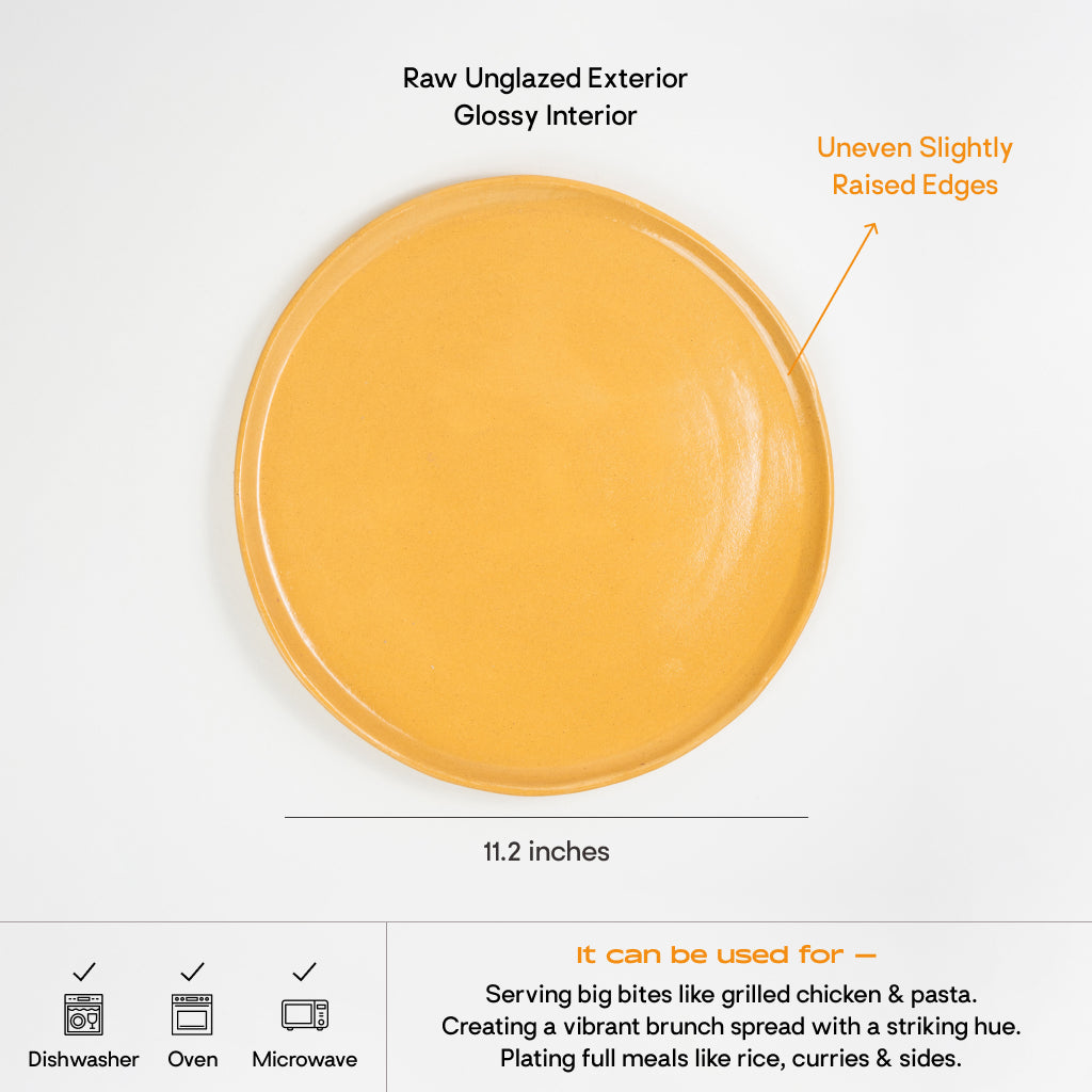 Cheddar Plate Buy Stylish Misfits Large Plate Cheddar | Online in India. – Lagavi