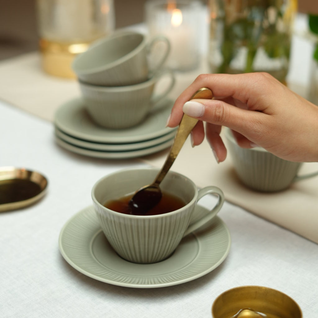 Conifere Ash Tea/Coffee Cup & Saucer | 200ml – Lagavi