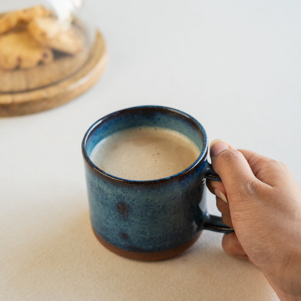 Ocean Waves Small Mug | 280 ml | Blue – Lagavi