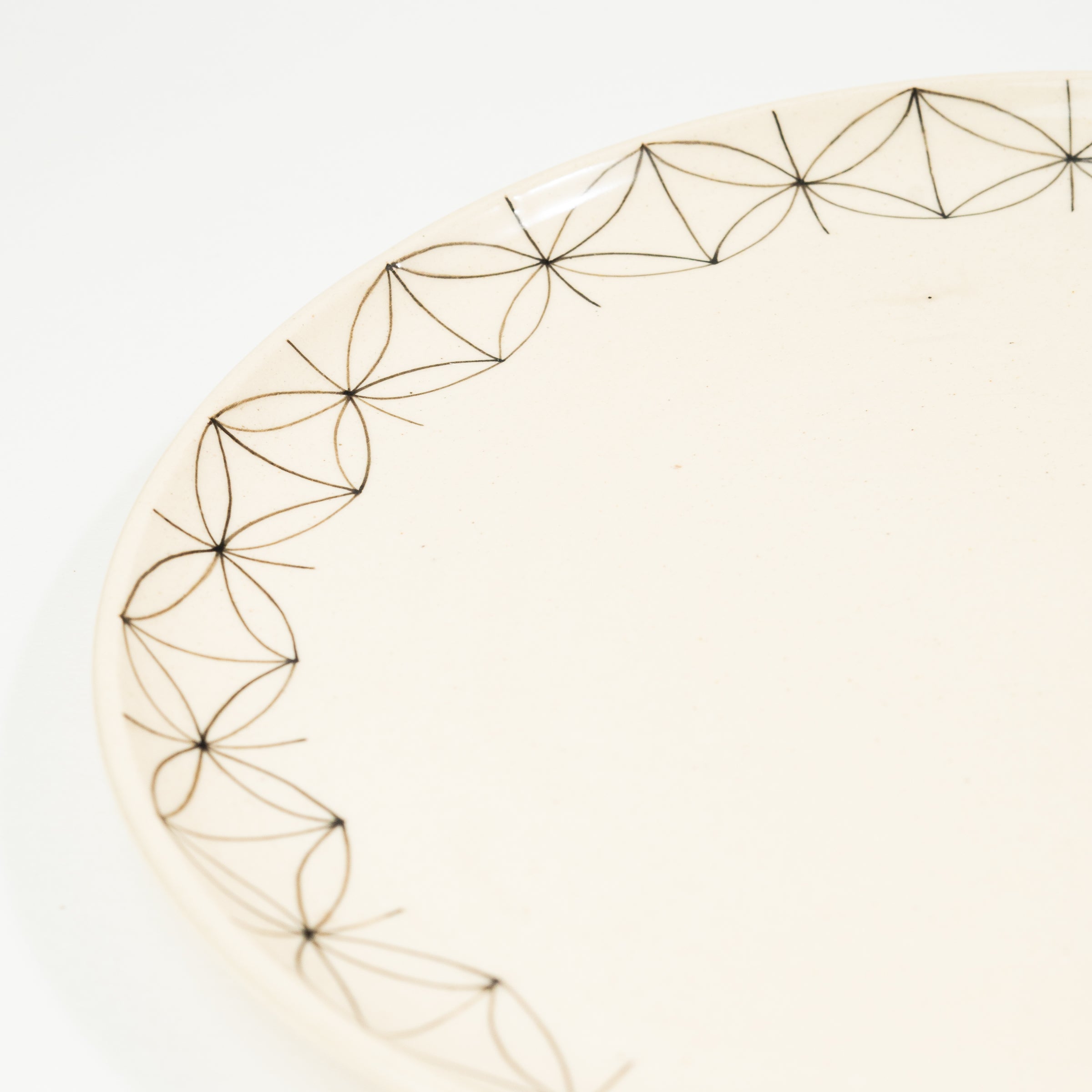 Pink Petals Dinner Plate | 10.5 inches | White Base – Lagavi