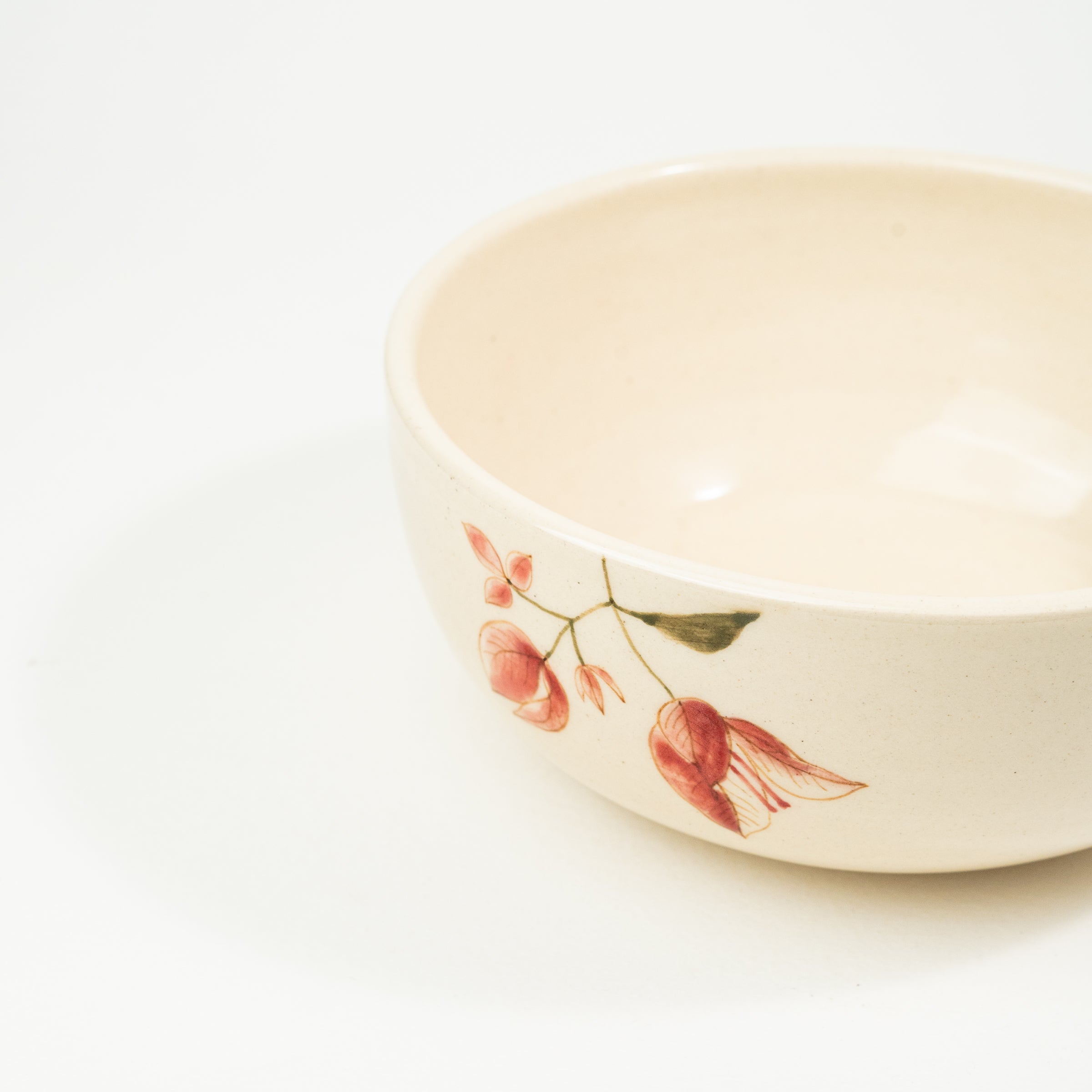 Pink Petals Serving Bowl | 1100ml | White Base – Lagavi